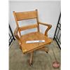 Image 1 : Oak Rolling Desk Chair : H.Krug Kitchener, ON