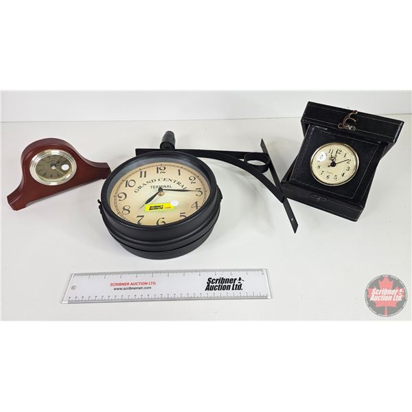 Modern Clock Trio (Batt Op)