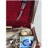 Image 6 : Variety of Silverplated Cutlery w/Wooden Box