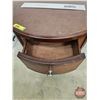 Image 2 : Circular Accent Table w/Drawer
