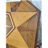 Image 7 : Hexagonal Art Deco Side Table w/Inlaid Wood Design