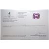 Image 2 : 85.5 ct Certified Uruguay Amethyst Gemstone : Cushion ($9,725 Appraisal) (Inv #SR007)