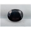 Image 1 : 3.88 ct Certified Midnight Sapphire Gemstone : Oval ($4,656 Appraisal) (Inv #SR009)