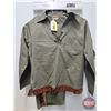 Image 1 : Vintage Boys Western Outfit : Green / Brown Trim : Buckeye Brand  (Consignor Tag: Approx 70 yrs old)