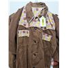 Image 2 : Vintage Boys Western Shirt : Brown Felt Cowboy Vest  (Consignor Tag: Approx 70 yrs old)