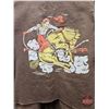 Image 4 : Vintage Boys Western Shirt : Brown Felt Cowboy Vest  (Consignor Tag: Approx 70 yrs old)
