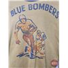 Image 2 : Vintage Boys Blue Bombers Shirt (Consignor Tag: Approx 70 yrs old)