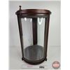 Image 1 : Antique Curved Glass Counter Top Display Case : Visible 360 (Note: One Glass Panel bottom corner gla