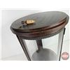 Image 3 : Antique Curved Glass Counter Top Display Case : Visible 360 (Note: One Glass Panel bottom corner gla