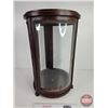 Image 5 : Antique Curved Glass Counter Top Display Case : Visible 360 (Note: One Glass Panel bottom corner gla