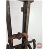 Image 2 : Antique Drill Press  (Consignor Tag: For Drilling Holes for wooden dowel pins when building Log Buil