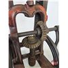 Image 3 : Antique Drill Press  (Consignor Tag: For Drilling Holes for wooden dowel pins when building Log Buil