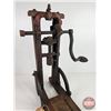 Image 4 : Antique Drill Press  (Consignor Tag: For Drilling Holes for wooden dowel pins when building Log Buil