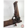 Image 7 : Antique Drill Press  (Consignor Tag: For Drilling Holes for wooden dowel pins when building Log Buil