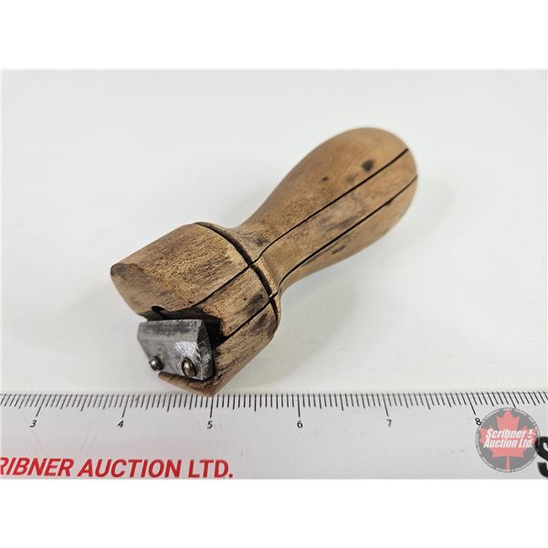 Antique Pool Cue Stick Cutter (5-1/4"L)