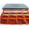 Image 3 : Vintage Genuine Brass Imperial Brass Fittings Metal Parts Cabinet (5 Drawer) (11-1/2"H x 11-1/4"W x 