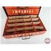 Image 7 : Vintage Genuine Brass Imperial Brass Fittings Metal Parts Cabinet (5 Drawer) (11-1/2"H x 11-1/4"W x 