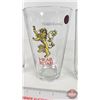 Image 3 : Game of Thrones Tumblers (4) Targaryen; Lannister; Baratheon; Stark (Each 5-3/4"H)