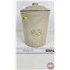 Image 1 : Medalta Crock with Lid (Measured without lid 9-1/4"H)