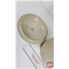 Image 4 : Medalta Crock with Lid (Measured without lid 9-1/4"H)