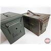 Image 3 : Metal Military Ammo Boxes (3)