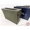 Image 2 : Metal Military Ammo Boxes (3)
