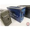 Image 3 : Metal Military Ammo Boxes (3)