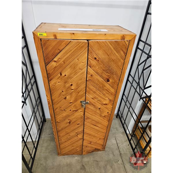 Home Built Wooden Gun Locker