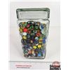 Image 1 : Glass Jar of Marbles