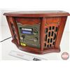 Image 2 : Antique Style Radio & CD/Record/Cassette Player (Modern)