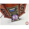 Image 5 : Antique Style Radio & CD/Record/Cassette Player (Modern)