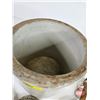 Image 4 : Crock w/Wooden Butter Paddles & Metal Grater