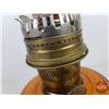 Image 3 : Coal Oil Lamp : Aladdin Amber Glass Lincoln Drape Model 23