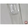 Image 5 : Coal Oil Lamp : Aladdin Amber Glass Lincoln Drape Model 23