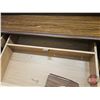 Image 7 : Wooden Lockable Roll Top Desk (w/Key & Hidden Compartment)