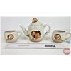 Image 1 : Tea For Two Set : Squirrel Motif (c.1977 ~ Japan)