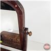 Image 3 : Gentleman's Wooden Countertop Shaving Mirror