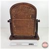 Image 5 : Gentleman's Wooden Countertop Shaving Mirror