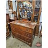 Image 1 : Art Deco Octagon Mirror Dresser (3 Drawer)