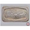 Image 2 : Silver Bullion Bar : Madison Mint : The Stagecoach  (Fine Silver .999 : One Ounce) (GST Exempt)