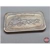 Image 3 : Silver Bullion Bar : Madison Mint : The Stagecoach  (Fine Silver .999 : One Ounce) (GST Exempt)