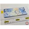 Image 2 : Canada $5 Bills 2002 (19 Consecutive) : Jenkins/Dodge #HNY0252981 - 0252999 (See Lot #505 : Close Se
