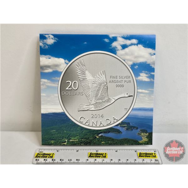 RCM Canada 2014 $20 Fine Silver : Goose (Fine Silver 99.99%) (GST Exempt)