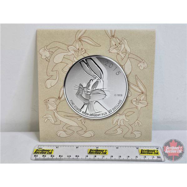 RCM Canada 2015 $20 Fine Silver : Bugs Bunny (Fine Silver 99.99%) (GST Exempt)