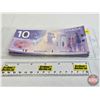 Image 1 : Canada $10 Bills 2001 (50 Consecutive) : Jenkins/Dodge #BEN7891850 - 7891899 (See Pics for Varieties