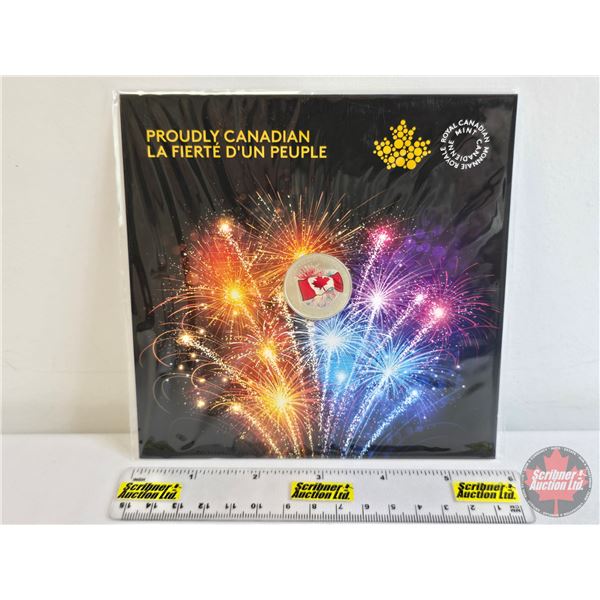 RCM Canada 2017 $5 Fine Silver Coin : Proudly Canadian (Unopened!) (99.99%) (GST Exempt)
