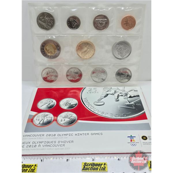 RCM Canada 2007 Special Edition Uncirculated Coin Set : Vancouver 2010 Olympic Winter Games
