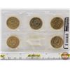 Image 2 : RCM Canada 2012 Lucky Loonie Circulation Coin 5-Pack (Loonies)