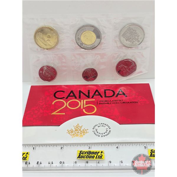 RCM Canada 2015 Uncirculated Coin Set