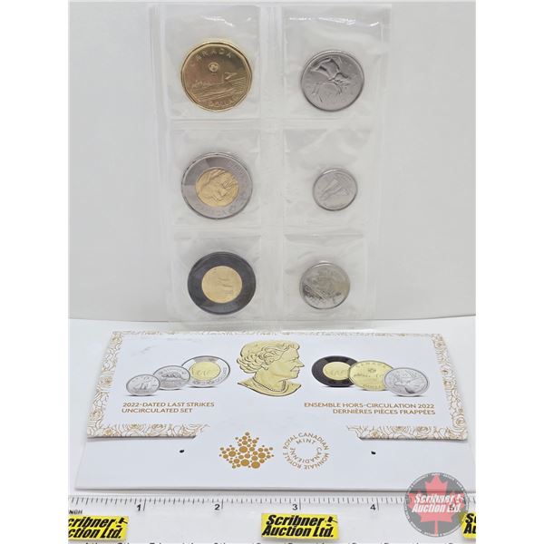 RCM Canada 2022-Dated Last Strikes Uncirculated Coin Set